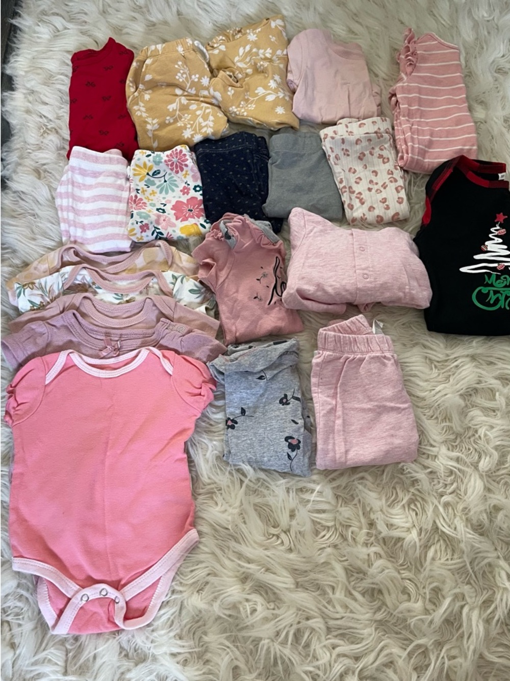 Baby girl bundle of 20 items. All items are in good condition.